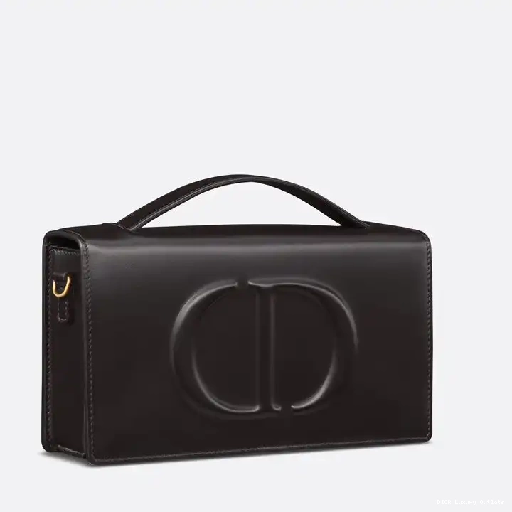 Cheap Calfskin Black Bag CD Mini Dior Signature 0514 Luxury